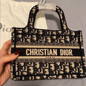 Dior mini book tote